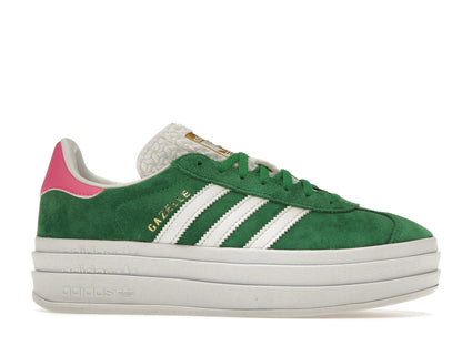 adidas Gazelle Bold Green Lucid Pink