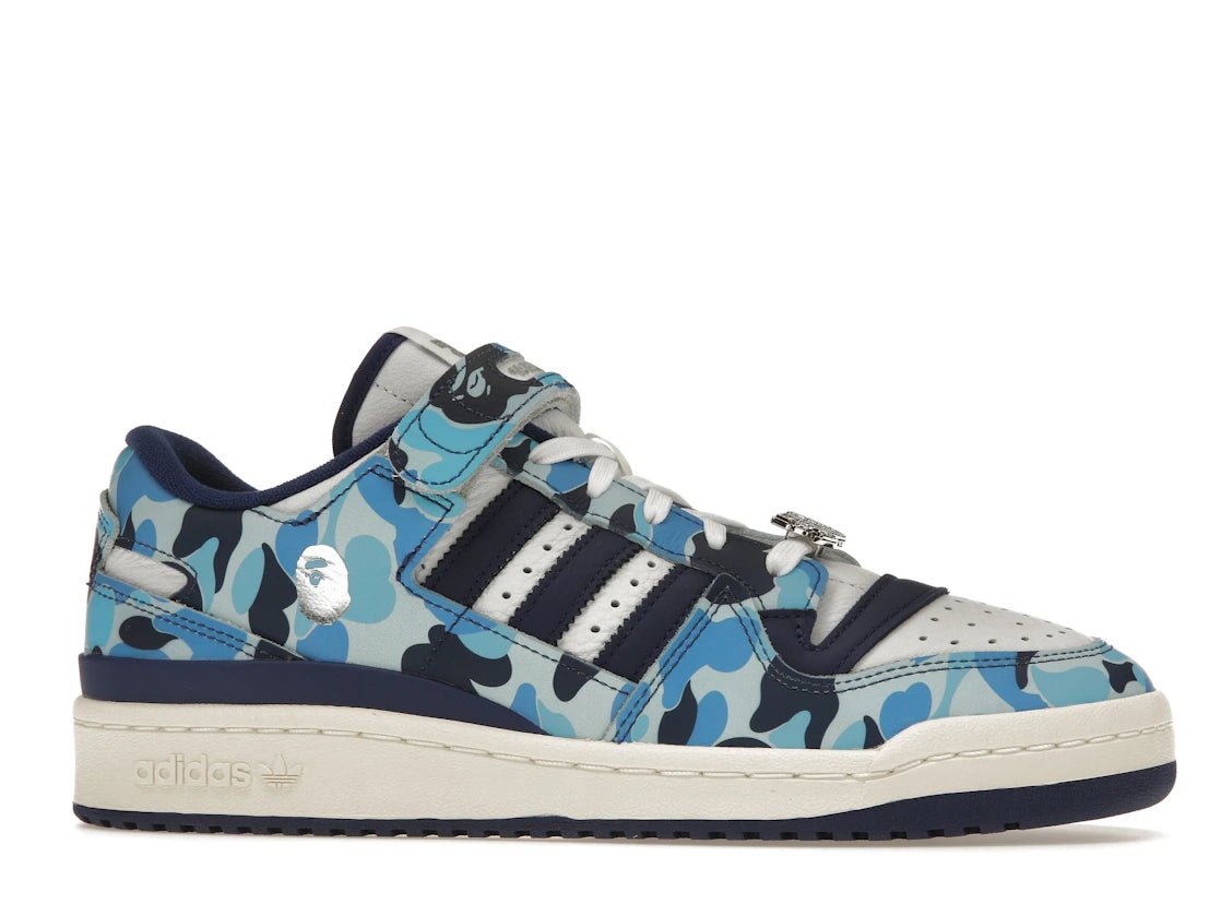 Adidas Forum 84 Low Bape 30th Anniversary Blue Camo