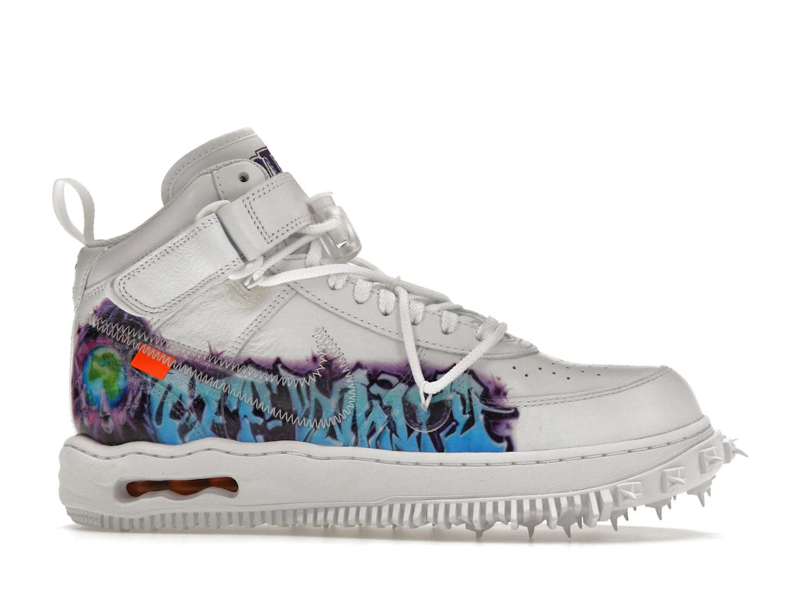 Nike Air Force 1 Mid Off-White Graffiti White