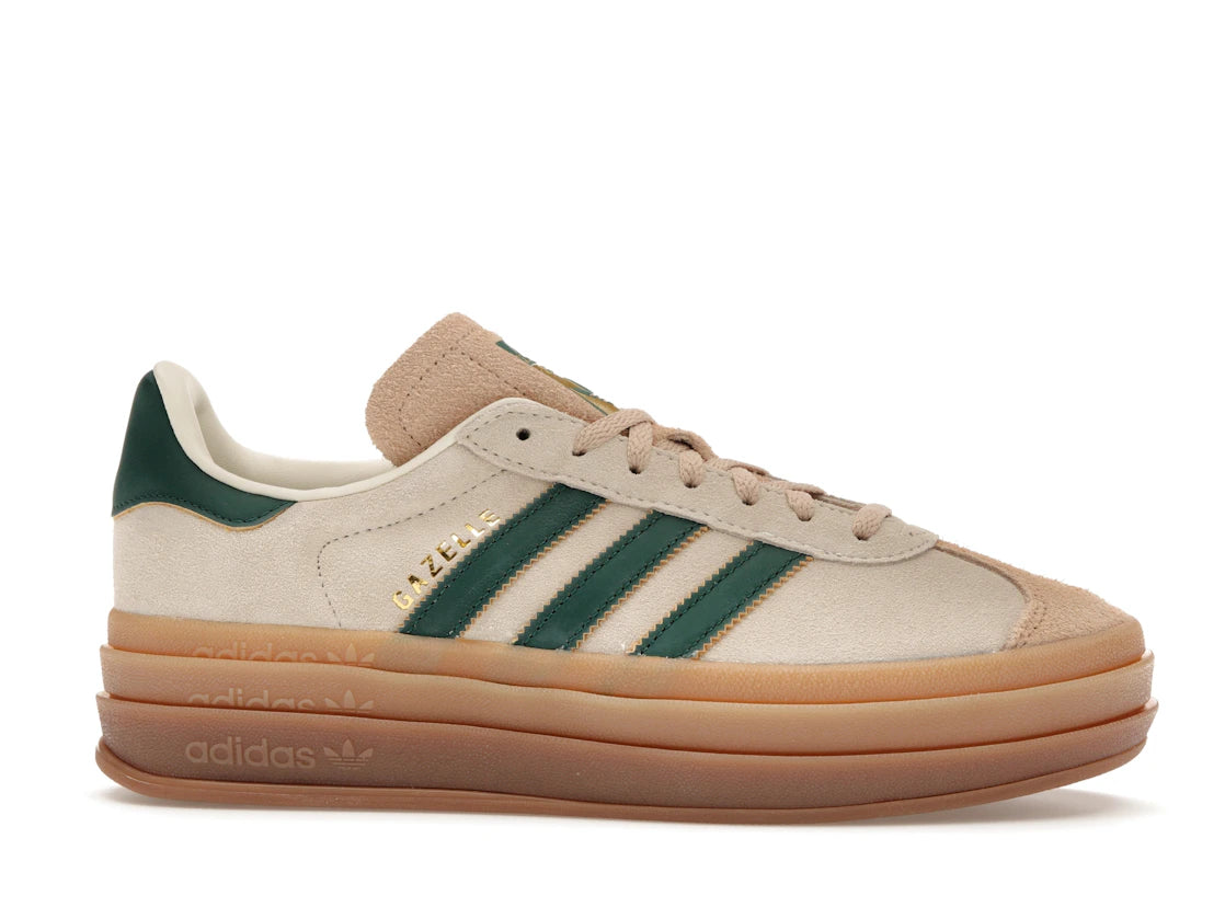 adidas Gazelle Bold Magic Beige Collegiate Green