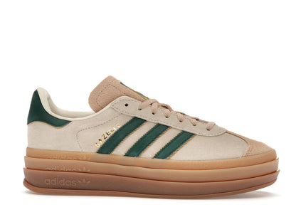 adidas Gazelle Bold Magic Beige Collegiate Green