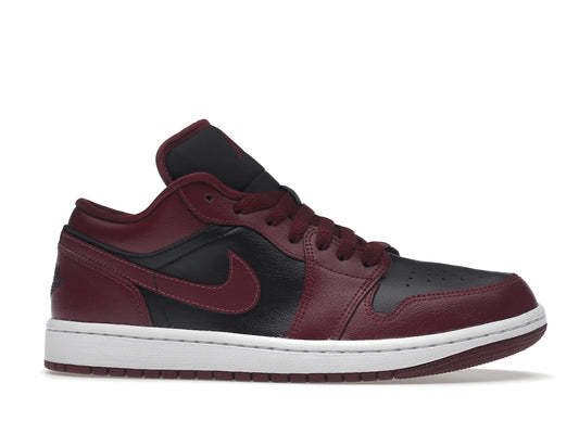 Jordan 1 Low Black Dark Beetroot