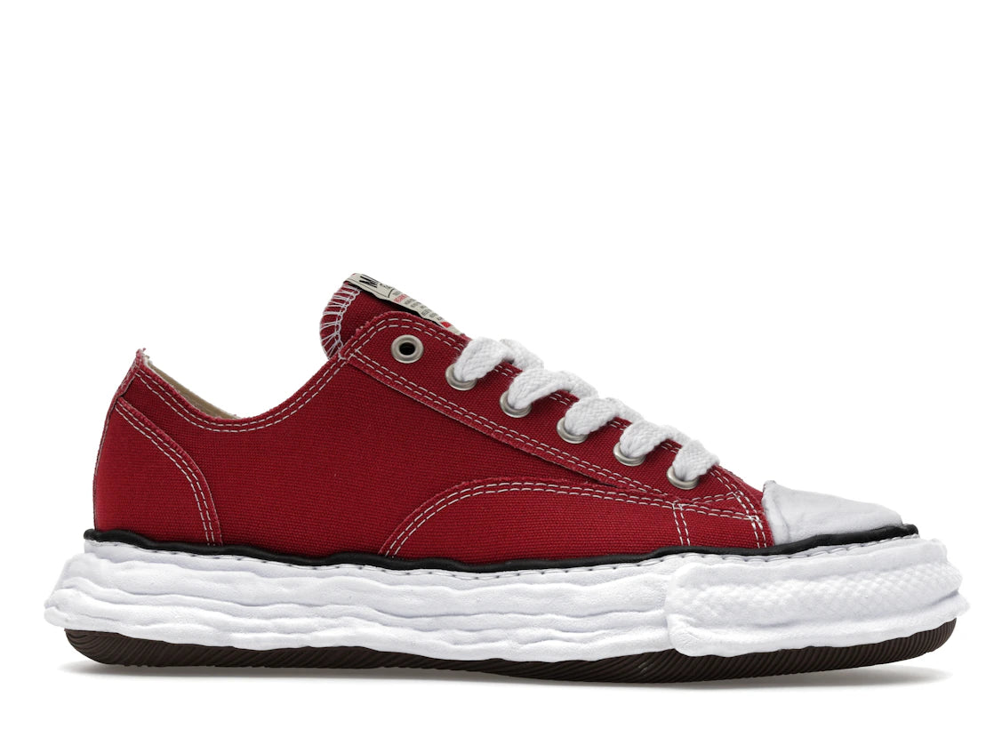 Maison Mihara Yasuhiro Peterson 23 OG Sole Canvas Low Bordeaux