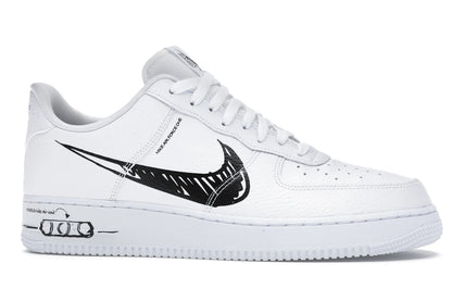 Nike Air Force 1 Low Sketch White Black