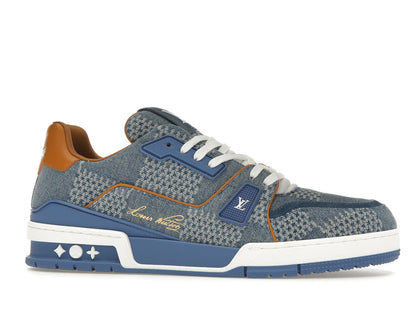 Louis Vuitton LV Trainer Blue Damier 3D Denim