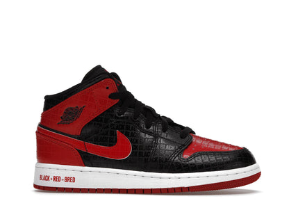Jordan 1 Mid Bred Text