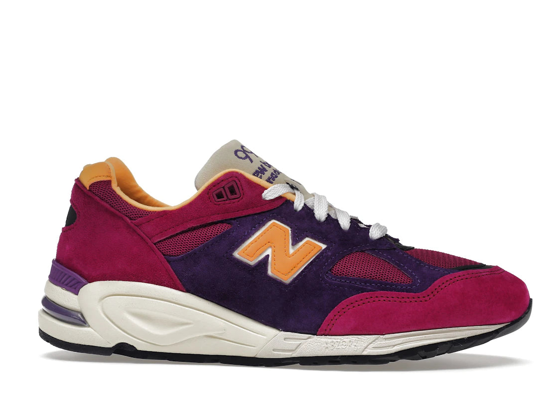 New Balance 990v2 MiUSA Teddy Santis Purple Yellow