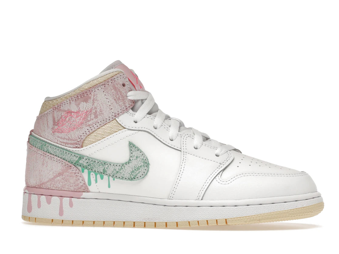 Jordan 1 Mid Paint Drip
