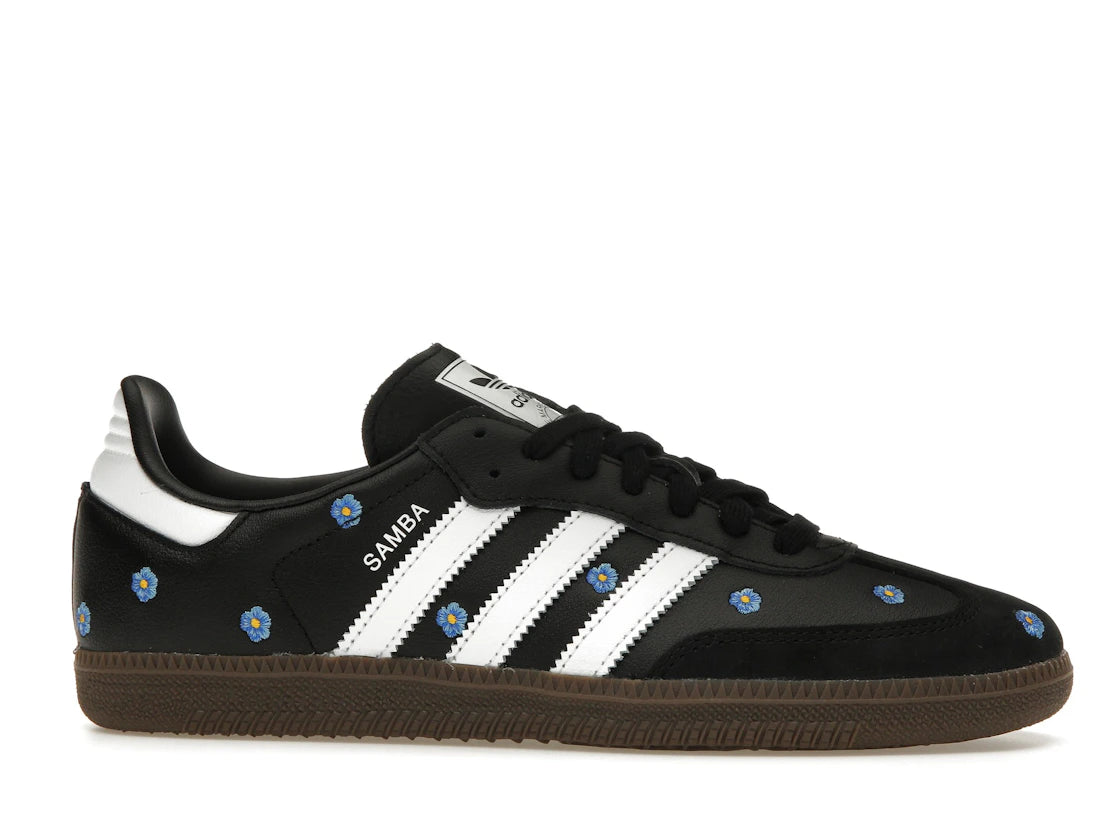 adidas Samba Light Blue Floral Core Black