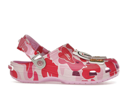 Crocs Classic Clog A Bathing Ape ABC Camo Pink