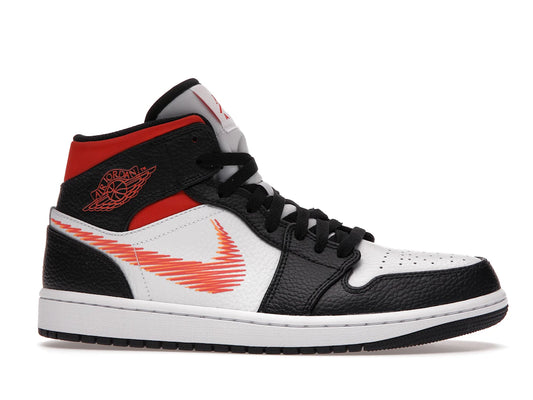 Jordan 1 Mid Zig Zag Swoosh