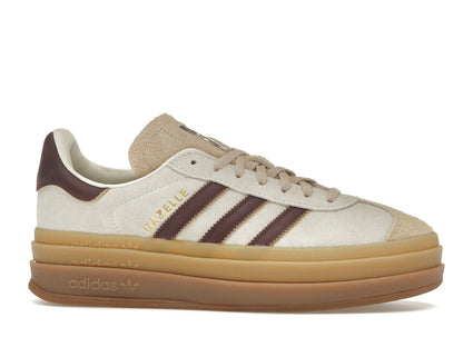 adidas Gazelle Bold Cream White Maroon