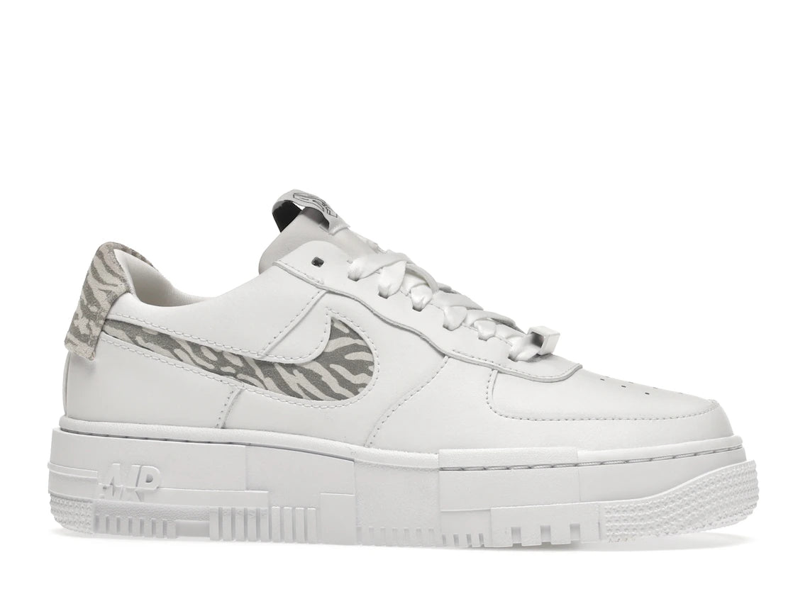 Nike Air Force 1 Low Pixel SE White Zebra
