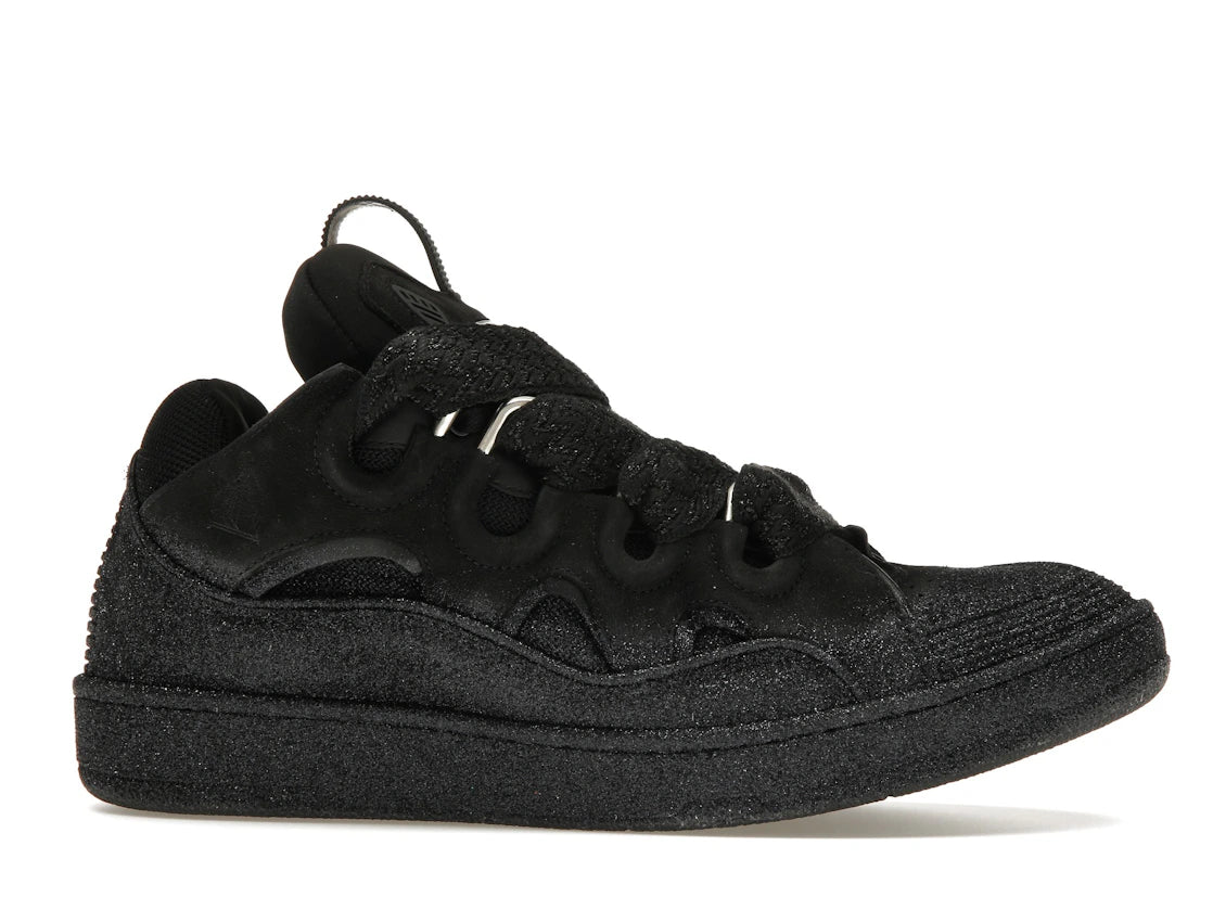 Lanvin Leather Curb Black Glitter