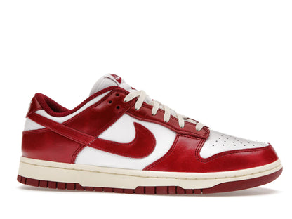 Nike Dunk Low PRM Vintage Team Red