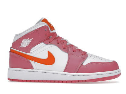 Jordan 1 Mid Pinksicle Safety Orange