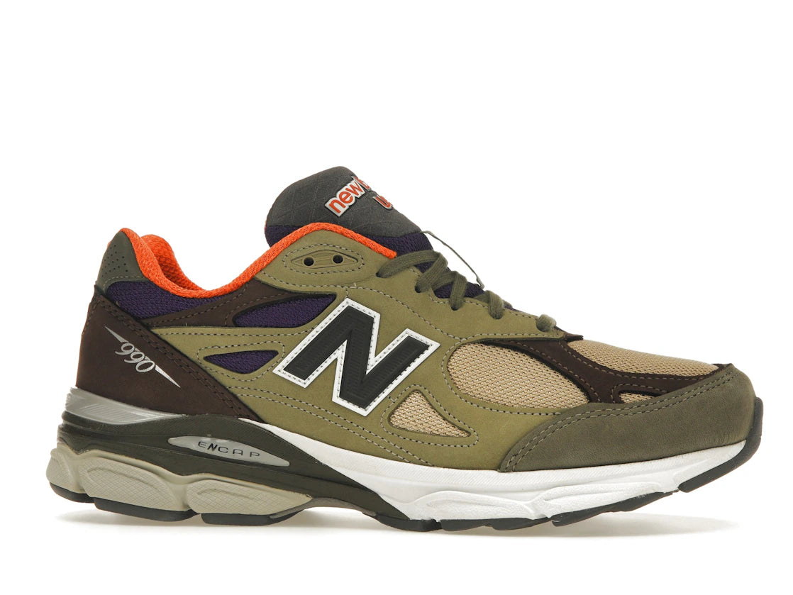 New Balance 990v3 MiUSA Teddy Santis Khaki Orange