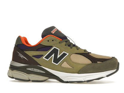 New Balance 990v3 MiUSA Teddy Santis Khaki Orange