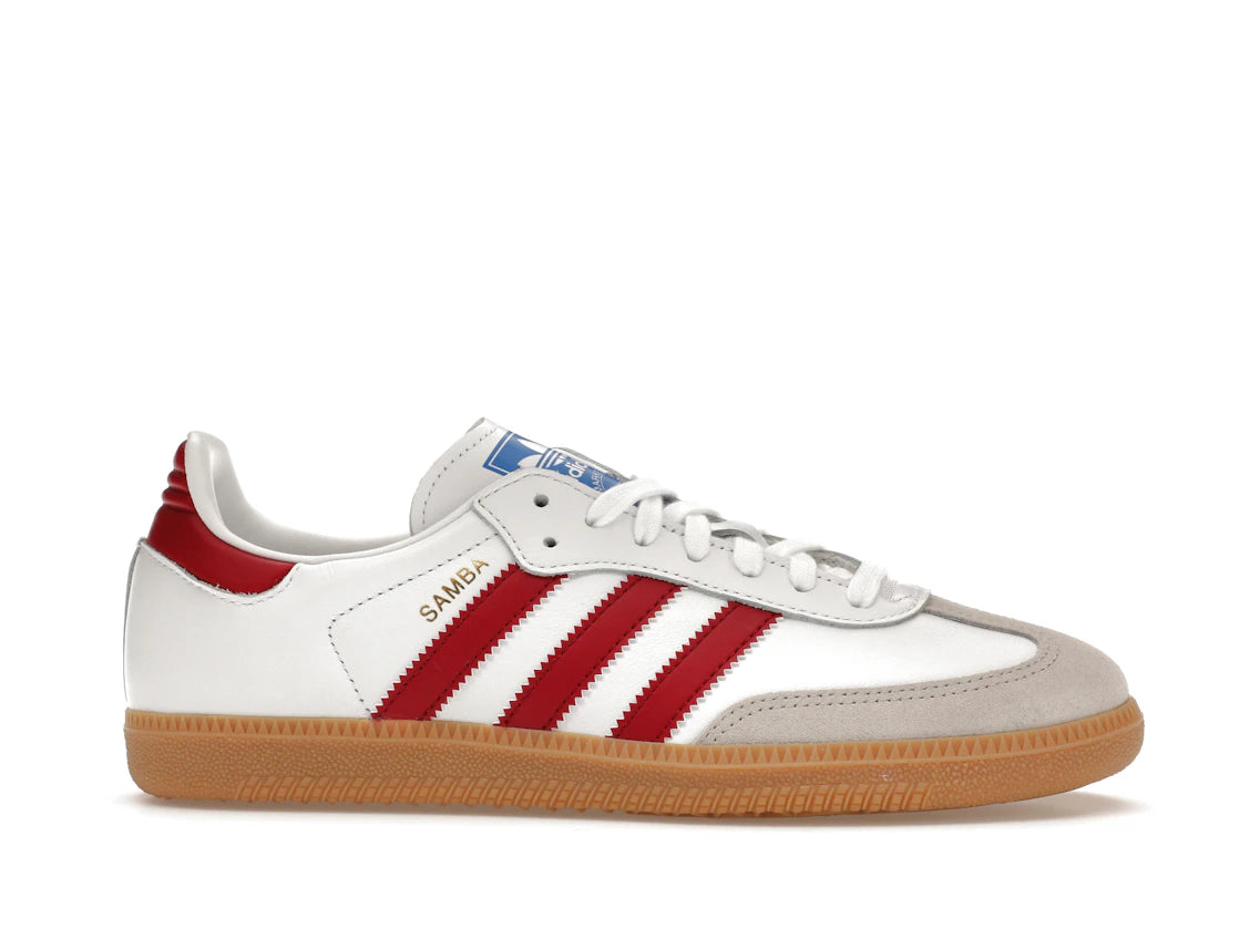 adidas Samba OG White Burgundy Gum