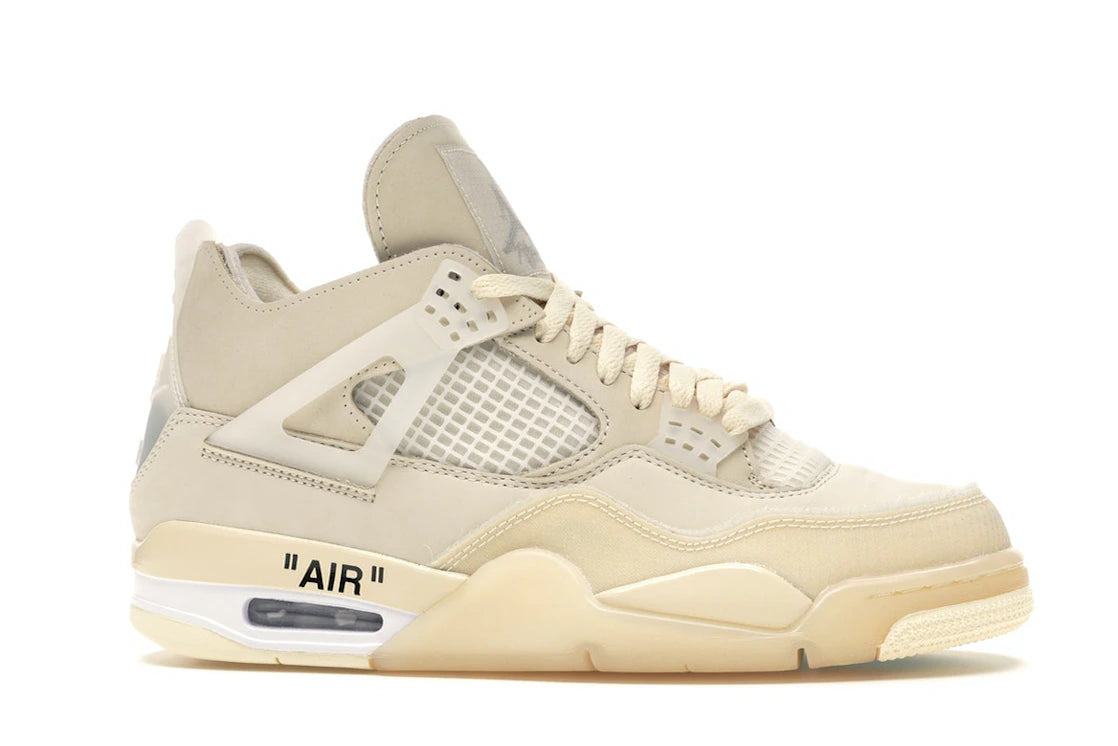 Jordan 4 Retro Off-White Sail Midweek Heat V2