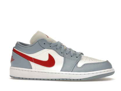 Jordan 1 Low Blue Whisper Dune Red