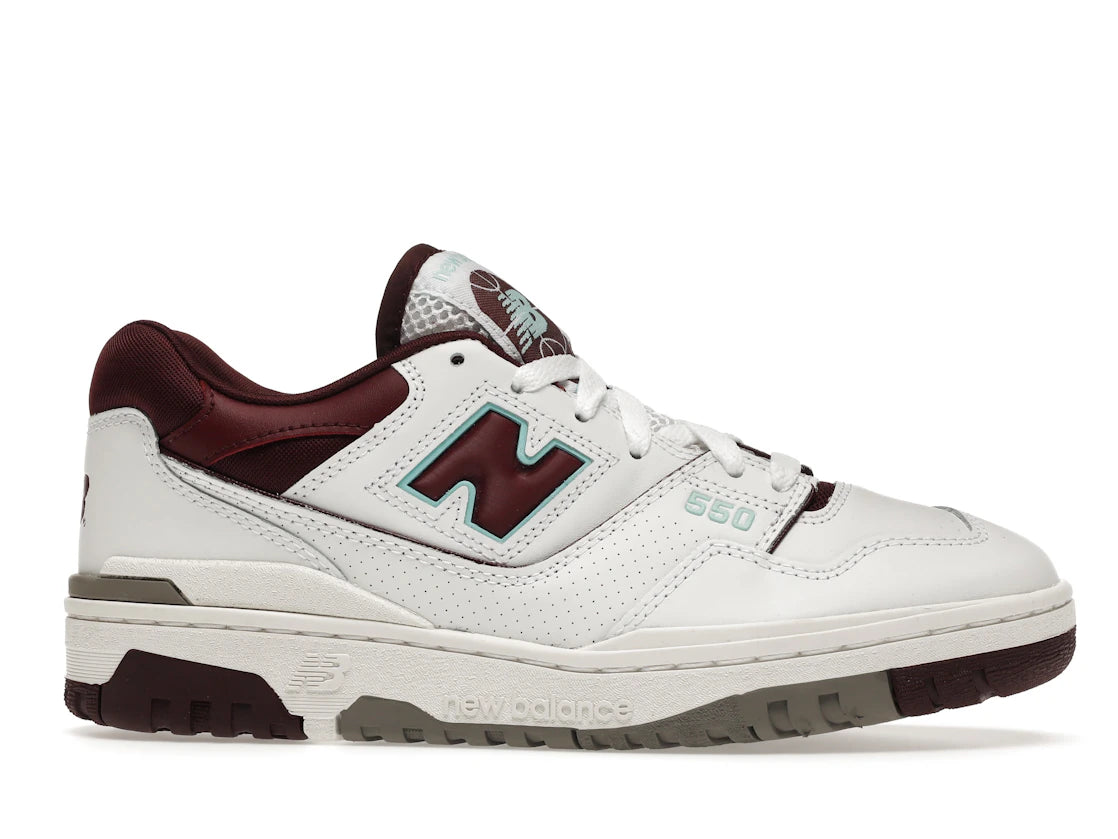 New Balance 550 Burgundy Cyan