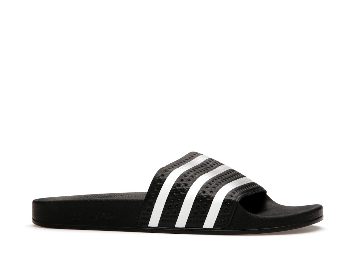 Adidas Adilette Slides Black White