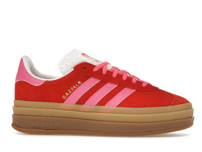 adidas Gazelle Bold Collegiate Red Lucid Pink