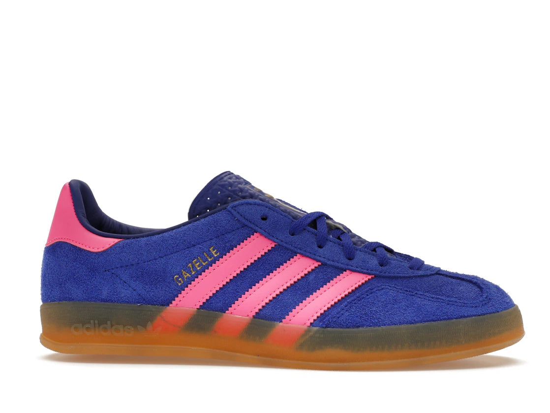 adidas Gazelle Indoor Bleu Lucide Rose (Femme)