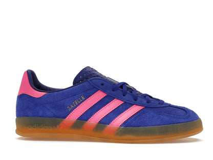 adidas Gazelle Indoor Bleu Lucide Rose (Femme)