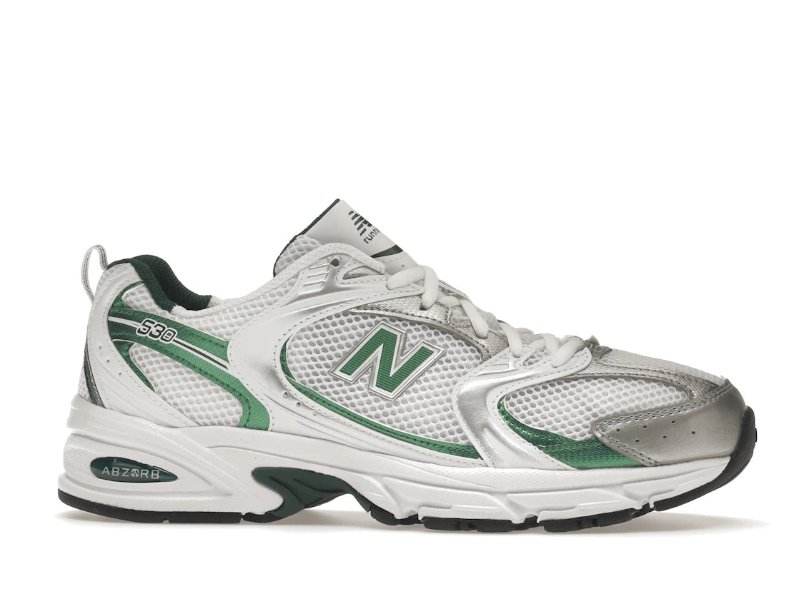 New Balance 530 White Nightwatch Green