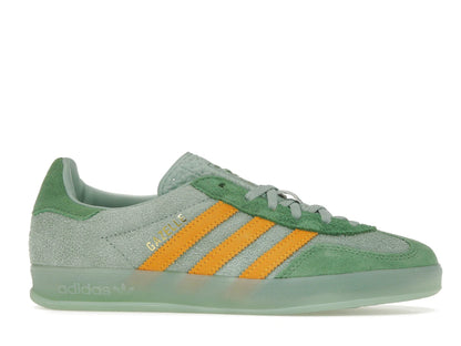 adidas Gazelle Indoor Hazy Green Crew Yellow