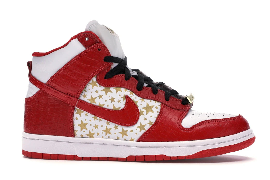 Nike Dunk High Pro SB Supreme Red Stars