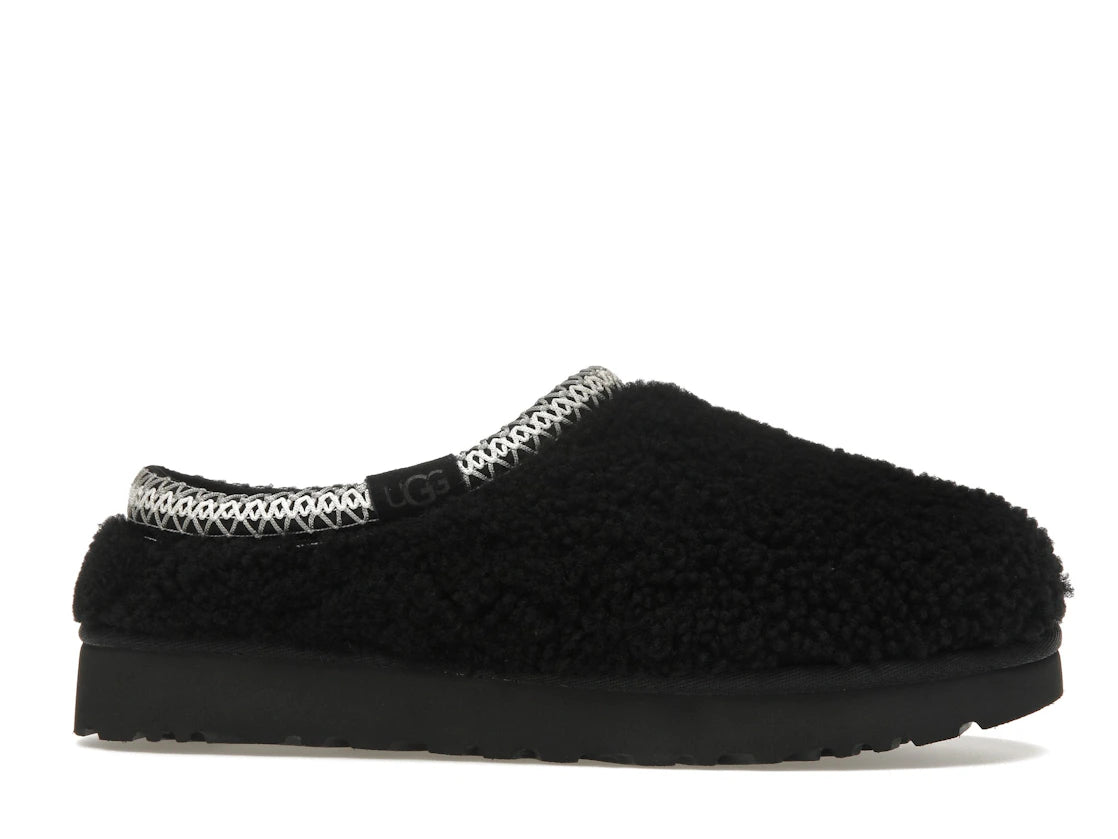 UGG Tasman Maxi Curly Slipper Black