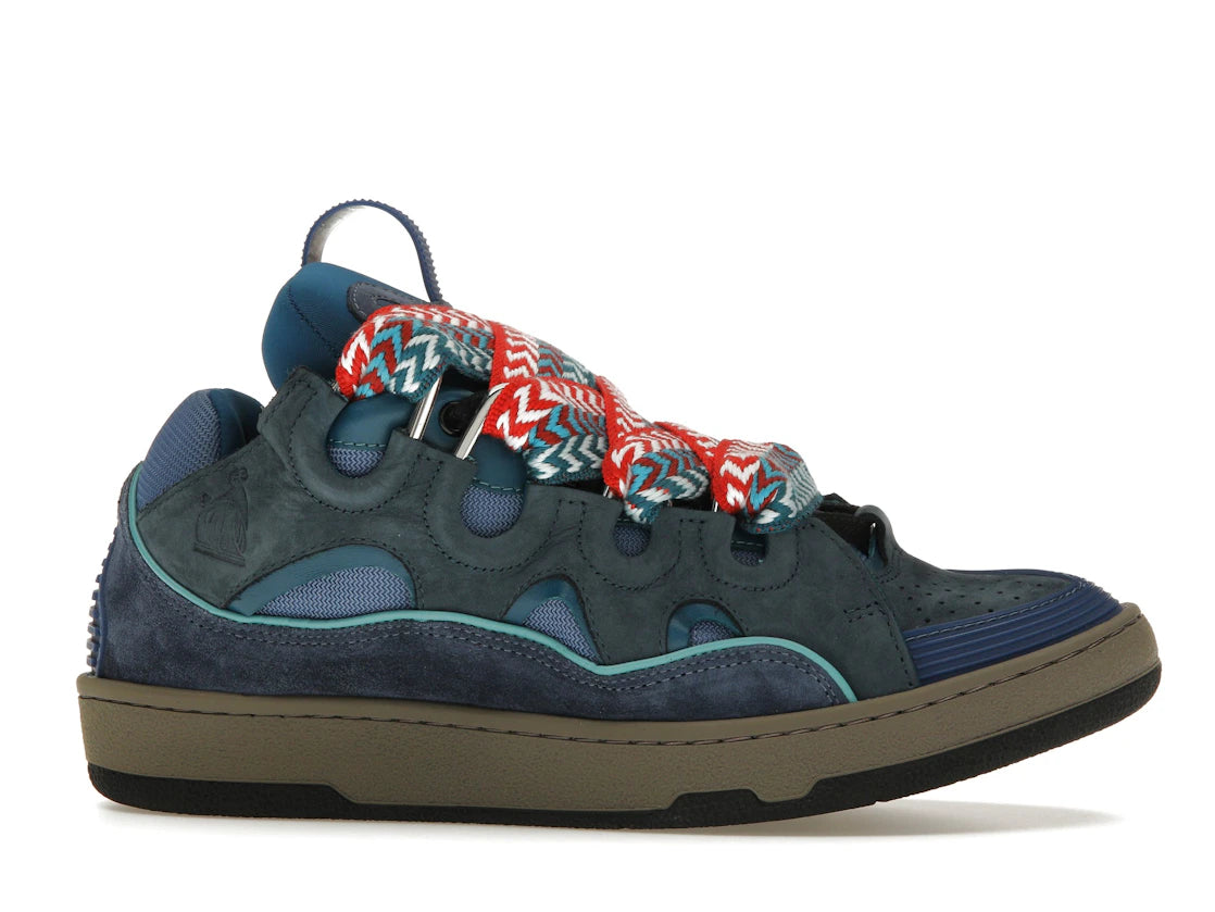 Lanvin Leather Curb Taurus Blue