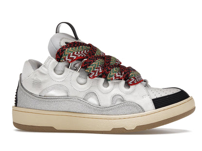 Lanvin Leather Curb White Grey Black