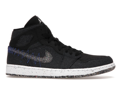 Jordan 1 Mid Crater Black
