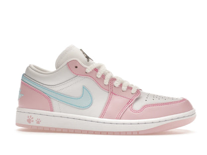 Jordan 1 Low SE Paw Print Pink Foam (Femme)
