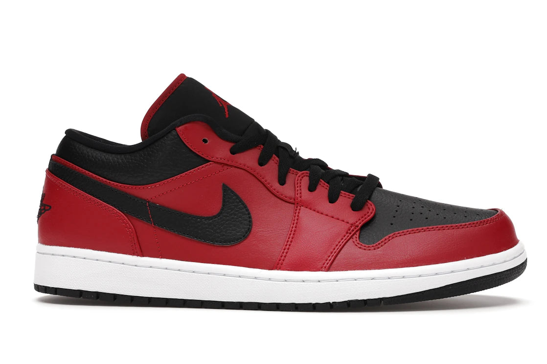 Jordan 1 Low Reverse Bred Pebbled Swoosh