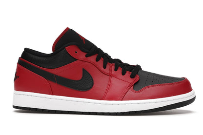 Jordan 1 Low Reverse Bred Pebbled Swoosh