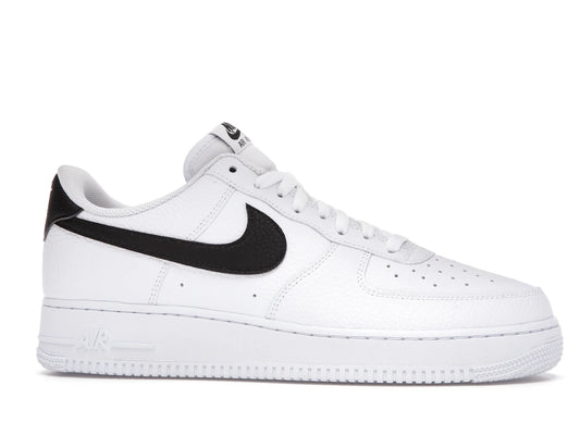 Nike Air Force 1 Low '07 White Black Pebbled Leather