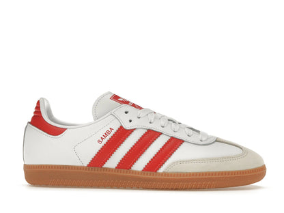 adidas Samba OG White Solar Red Gum