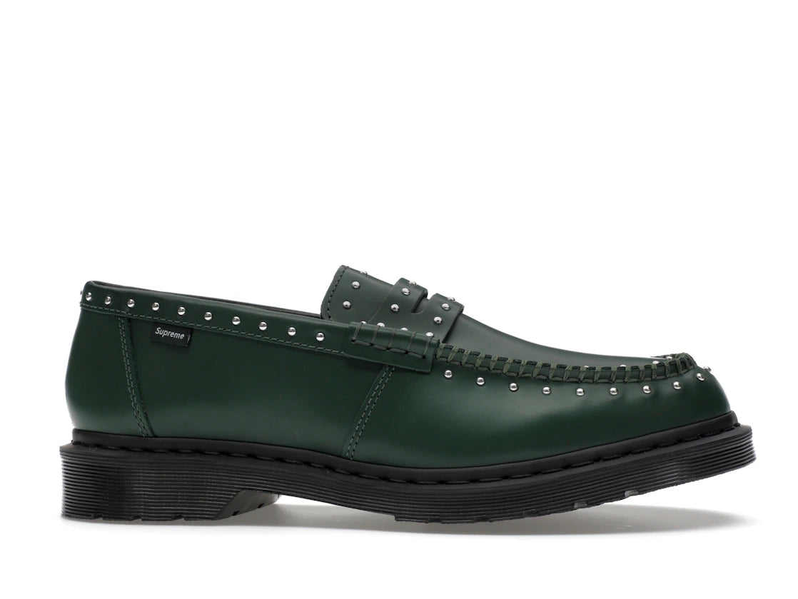 Dr. Martens Studded Penton Loafer Supreme Green