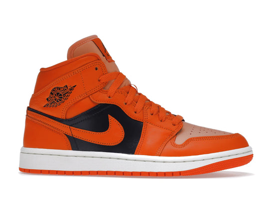 Jordan 1 Mid SE Rush Orange Crimson Bliss