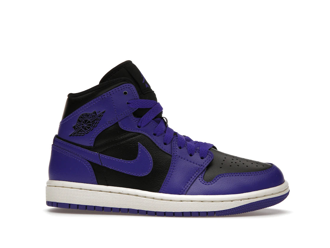 Jordan 1 Mid Purple Black
