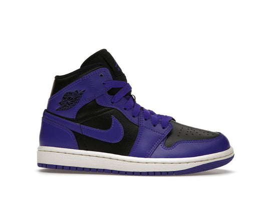 Jordan 1 Mid Purple Black