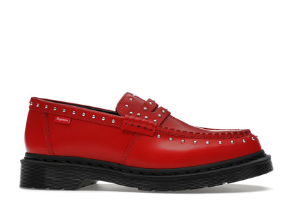Dr. Martens Studded Penton Loafer Supreme Red