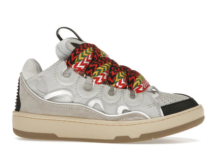 Lanvin Leather Curb White Black Gum