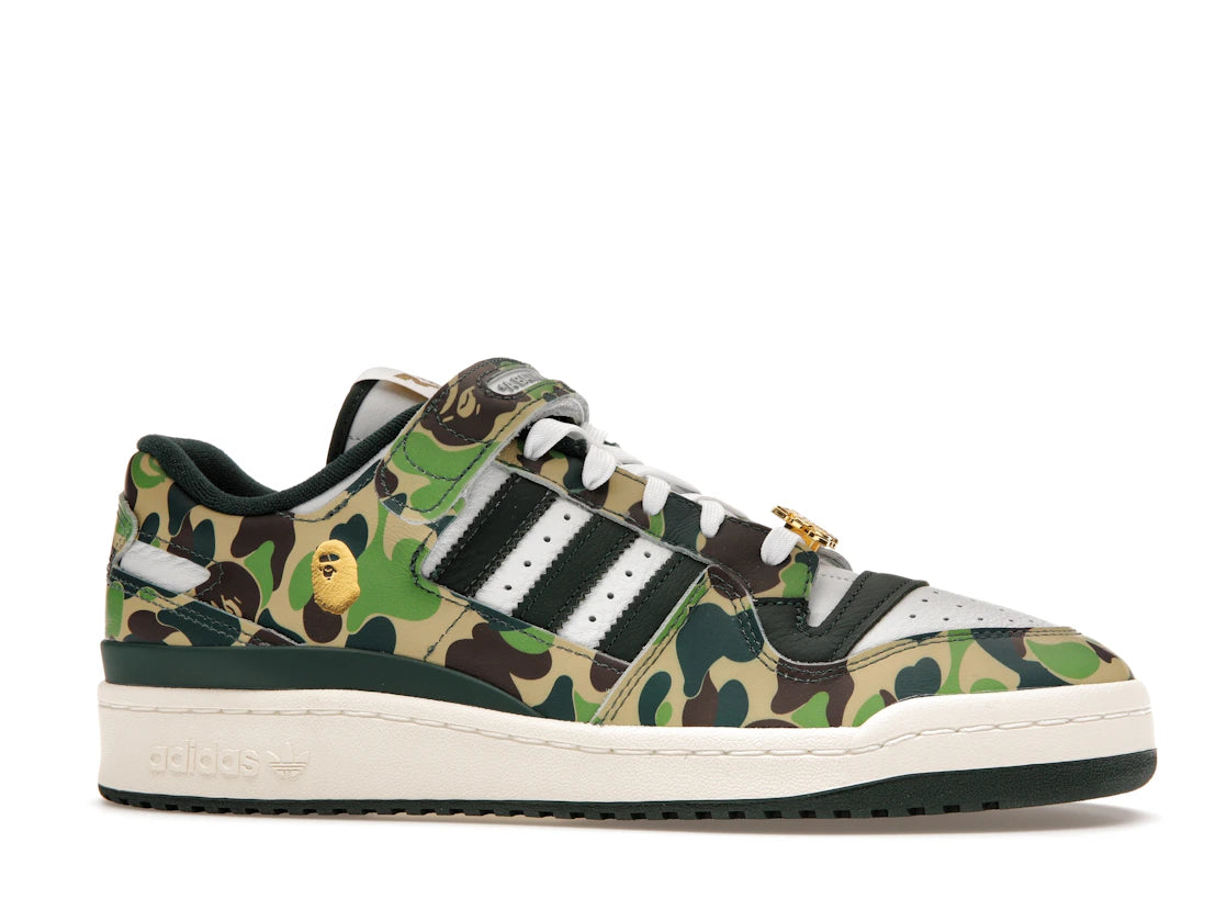 Adidas Forum 84 Low Bape 30th Anniversary Green Camo