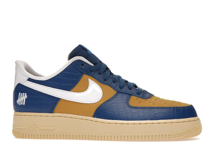 Nike Air Force 1 Low SP Undefeated 5 On It Blue Yellow Croc